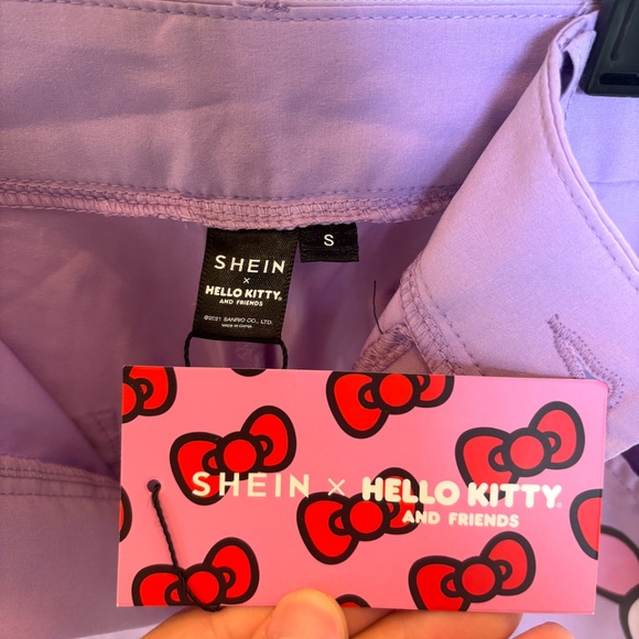 Shein x Hello Kitty and Friends Purple Pants - Picture 3 of 5